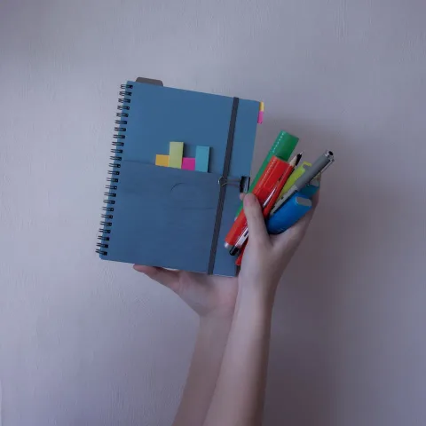Cuaderno con tapa personalizada, en la tienda de ejemplo Matriz