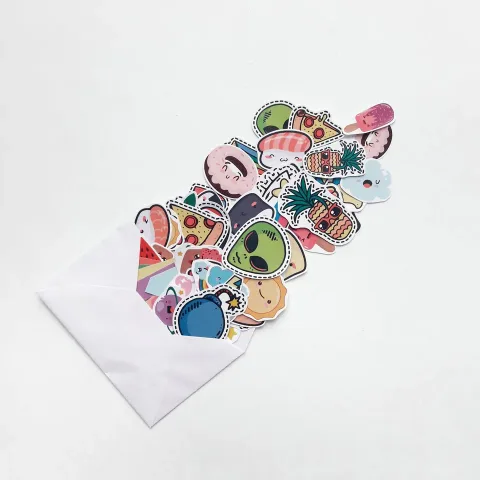 Stickers troquelados x 50, en la tienda de ejemplo Matriz