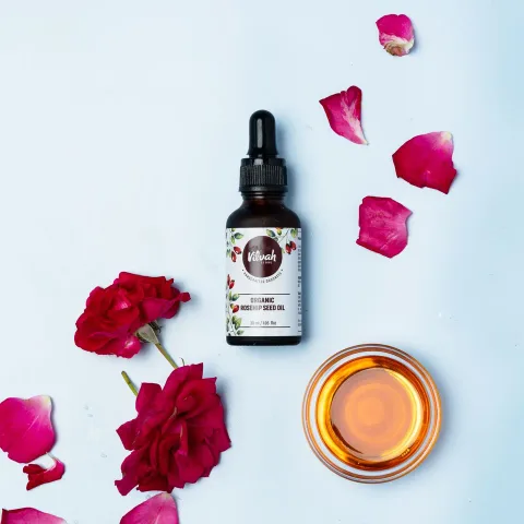 Aceite facial de rosa mosqueta, de la tienda de muestra Bruma